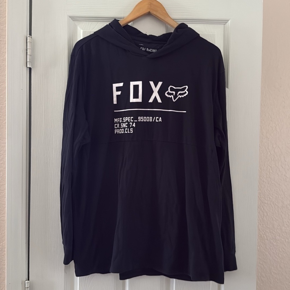 FOX Men’s NON STOP HOODED LONG SLEEVE KNIT TOP